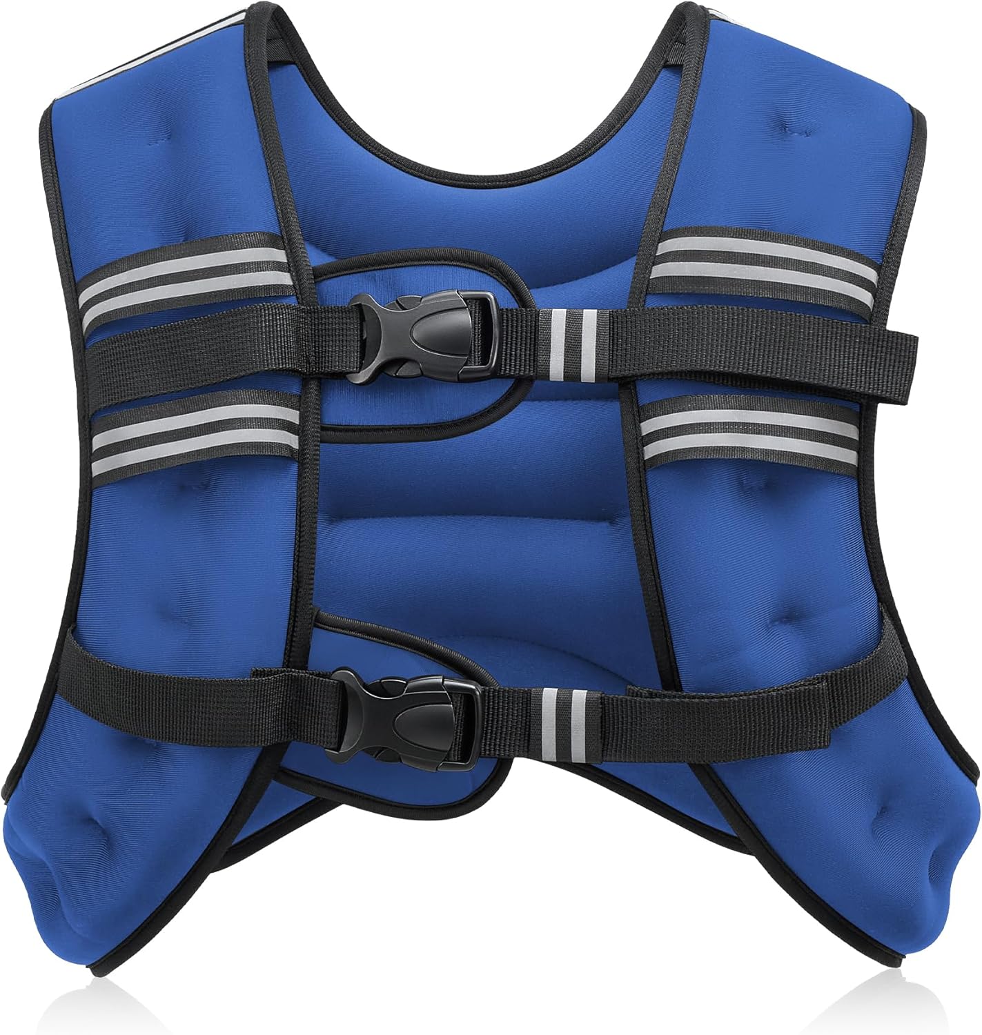 Adjustable Weighted Vest with Reflective Stripes – 6lb to 30lb for Running, Workout, Strength Training & Weight Loss