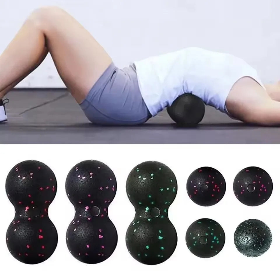 1Pcs 16×8cm EPP Yoga Peanut Balls for Body Massage Muscle Relaxation Equipment Women Men Exercise Fitness Relieve Pain Cervical
