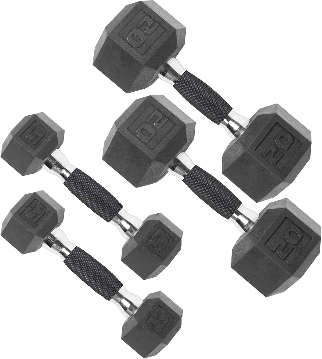 CAP Barbell Coated Dumbbell Weight | Multiple Options Pairs & Sets