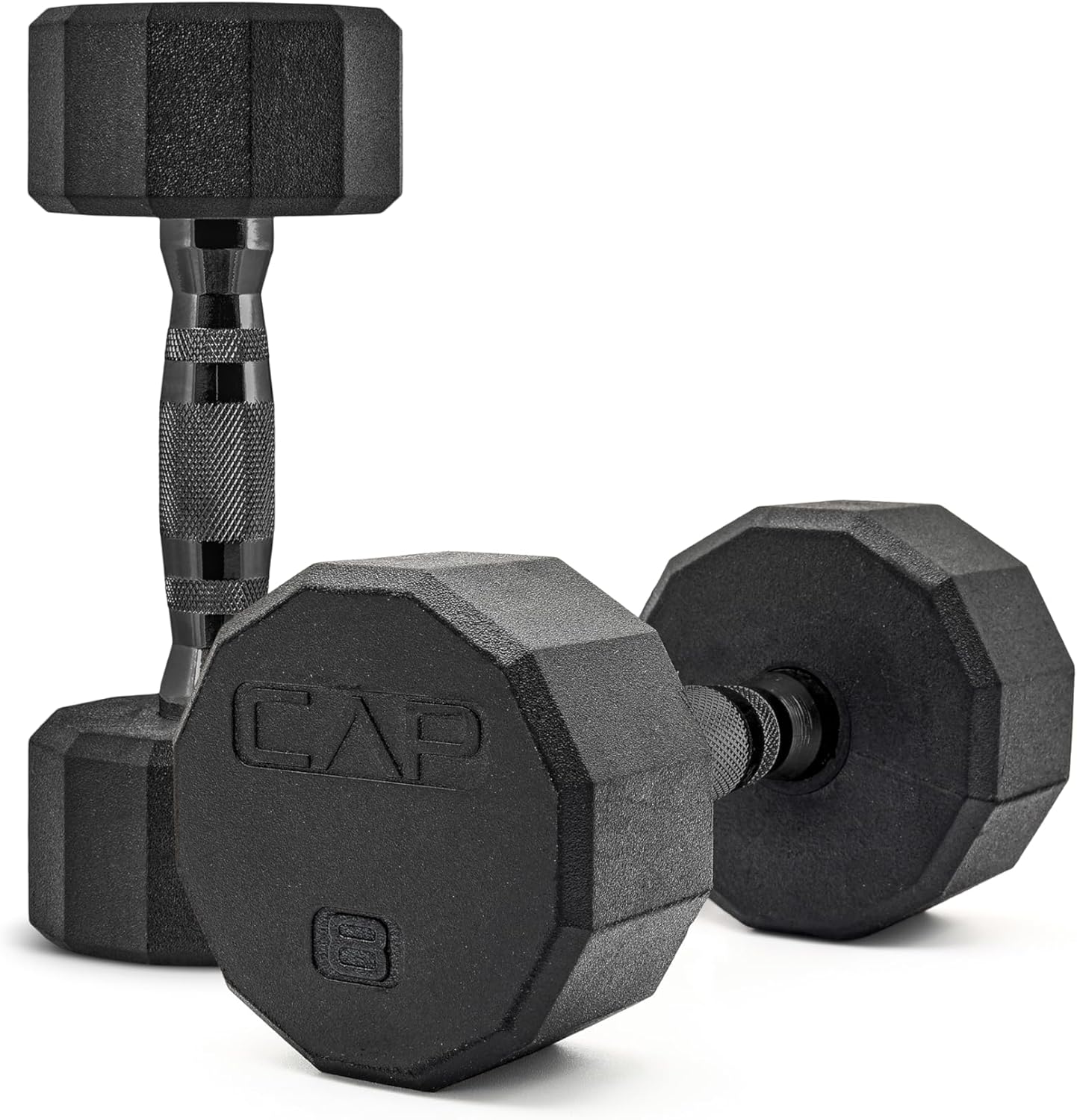 CAP Barbell Coated Dumbbell Weight | Multiple Options Pairs & Sets