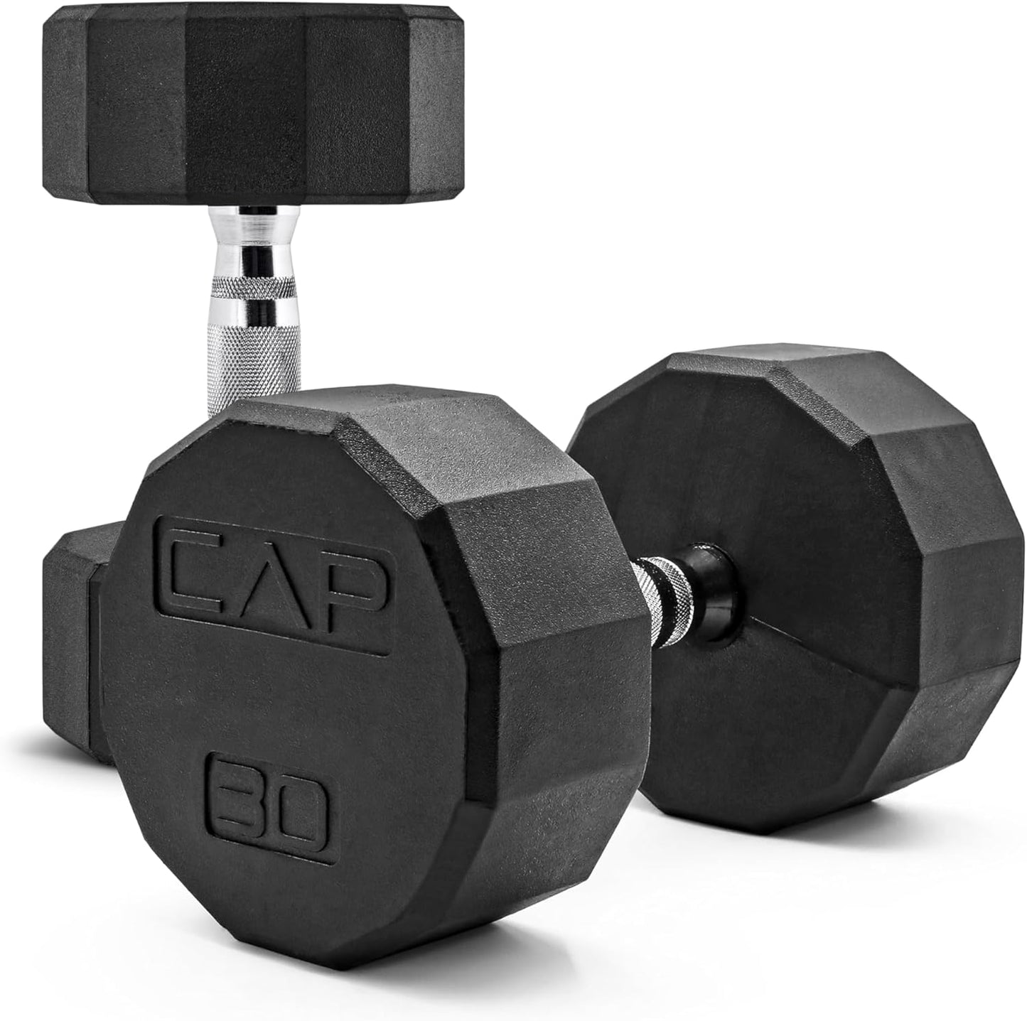 CAP Barbell Coated Dumbbell Weight | Multiple Options Pairs & Sets