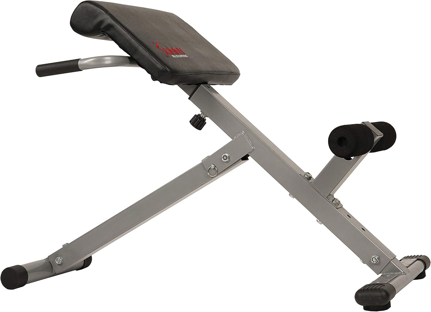 Health & Fitness Foldable Roman Chair w/ Back Extension & Dip Station for Home Gym