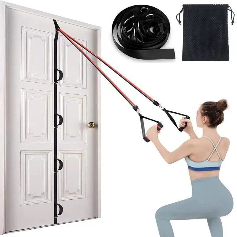 Multi-point Door Anchor Resistance Band: A Safe Door Anchor Gym For Home Fitness, Portable Exercise Resistance Band Door Anchor